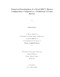 Numerical Investigation of a Novel RBCC Ejector Configuration