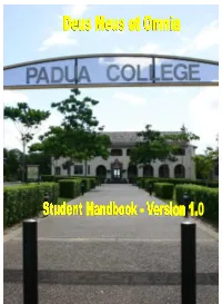 Student Handbook