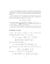 Systems of 2 Autonomous, Linear, Odes