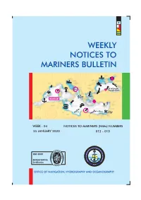 Weekly Notices to Mariners Bulletin