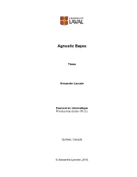 Agnostic Bayes