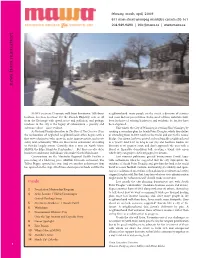 MAWA Newsletter, Spring 2009