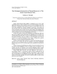 Post Biological Assessment of Faunal Resources in the Samar Island Natural Park