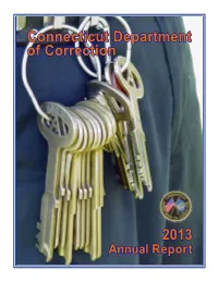 R R a a 2013 Connecticut Department of Correction