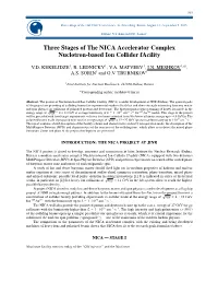 Three Stages of the NICA Accelerator Complex Nuclotron-Based Ion Collider Facility
