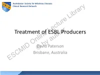 ESCMID Online Lecture Library © by Author ESCMID Online Lecture Library