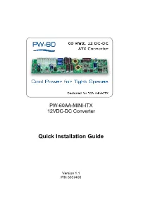 Quick Installation Guide