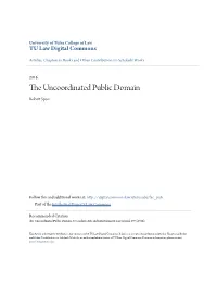 The Uncoordinated Public Domain