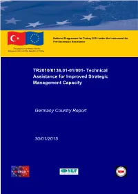 TR2010/0136.01-01/001- Technical Assistance for Improved Strategic