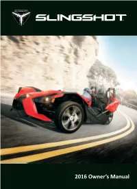 2016 Owner's Manual