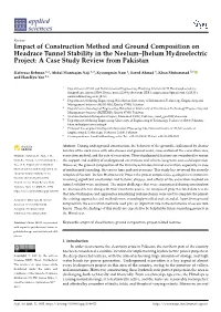 Impact of Construction Method and Ground Composition on Headrace Tunnel Stability in the Neelum–Jhelum Hydroelectric Project: a Case Study Review from Pakistan