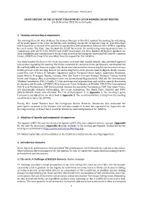 Joint T-RFMO Bycatch Working Group Meeting