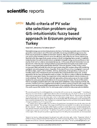 Multi-Criteria of PV Solar Site Selection Problem Using GIS-Intuitionistic