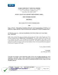 NIT/Bid Document No.: EESL/06/19-20/SERC- SCM/TS/SLNP/DIC-2/67Ulbs/192003 SECTION - 2 (ITB) Page 1 of 38 Date: 26/02/2020