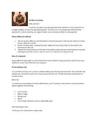 Garden Soil Testing Why Soil Test?