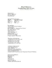 2013 Grad Stats