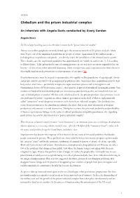 Globalism and the Prison Industrial Complex