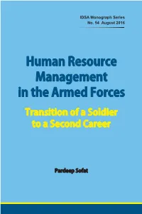 Human Resource Management in the Armed Forces| 1