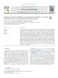 Responses of Benthic Foraminifera to Environmental Variability a Case