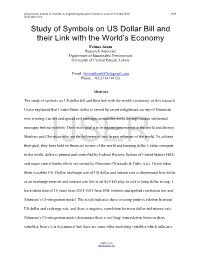 Study of Symbols on US Dollar Bill and Their Link with the World's