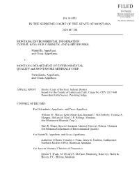 Supreme Court No. DA 19-0553: Opinion