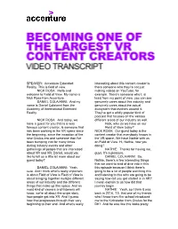 Becoming One of the Largest VR Content Creators