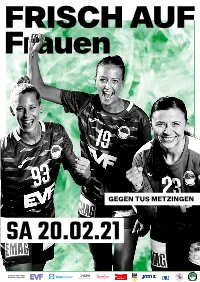Gegen Tus Metzingen Sa 20.02.21