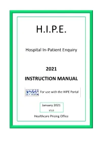 HIPE Instruction Manual 2021