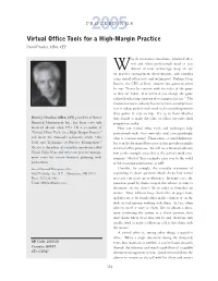 Virtual Office Tools for a High-Margin Practice David Drucker, MBA, CFP