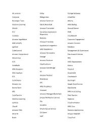 All Services Compute Developer Tools Machine Learning Mobile