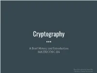 Historical Cryptography