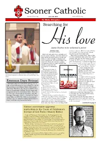 Aaron Foshee to Be Ordained a Priest