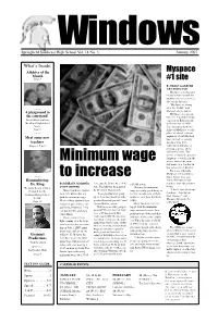 Minimum Wage to Increase
