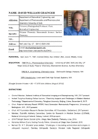 Name: David William Grainger