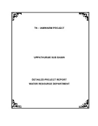 Tn – Iamwarm Project Uppathurar Sub Basin