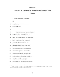 71 Appendix A