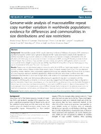 Genome-Wide Analysis of Macrosatellite