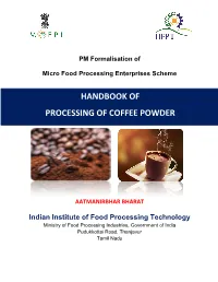 Handbook of Processing of Coffee Powder 2