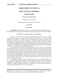 Hansard Report Is for Information Purposes Only