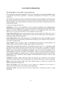 I Fattori Di Pressione
