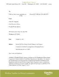 Section 502 Direct Single Family Housing Loan Program