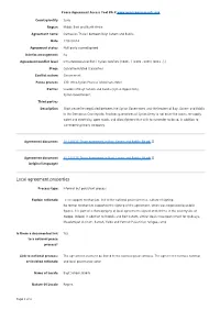 Export Agreement Coding (PDF)