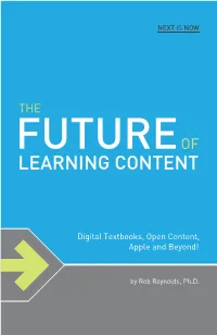 Learning Content 1 Next Is Now