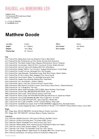 Matthew Goode Photo: Brent Helsel