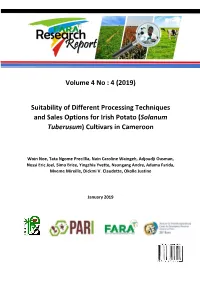 (2019) Suitability of Different Processing Techniques And