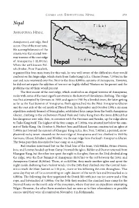 Annapurna I, East Ridge, Third Ascent. One of the Most Nota