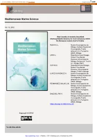 Mediterranean Marine Science