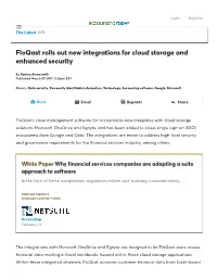 Floqast Rolls out New Integrations for ...D Enhanced Security | Accounting Today