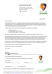 Proud to Be Part of the White Horse Federation Multi-Academy Trust ______
