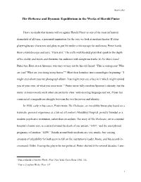 The Hothouse and Dynamic Equilibrium in the Works of Harold Pinter